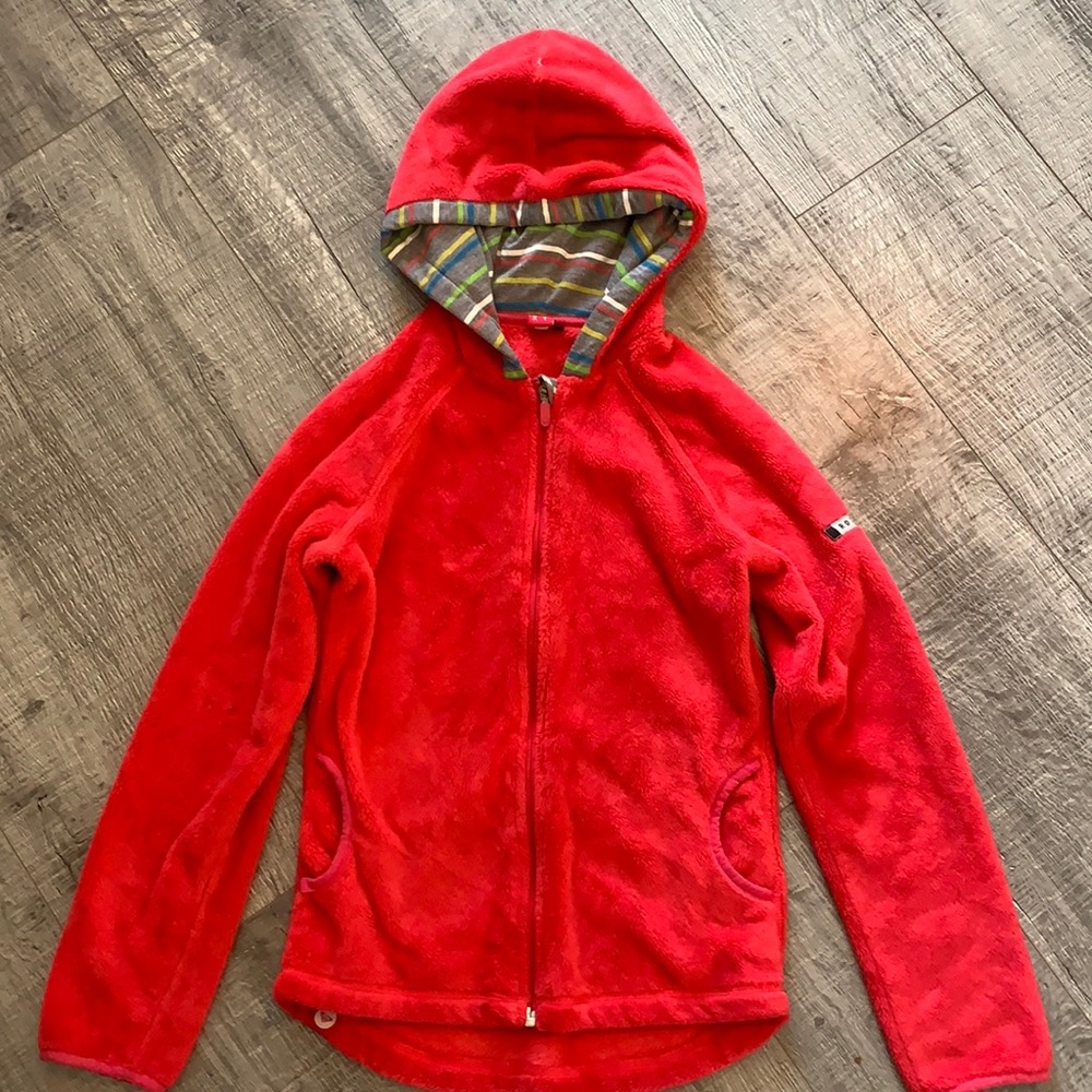 punch colored zip up hoodie